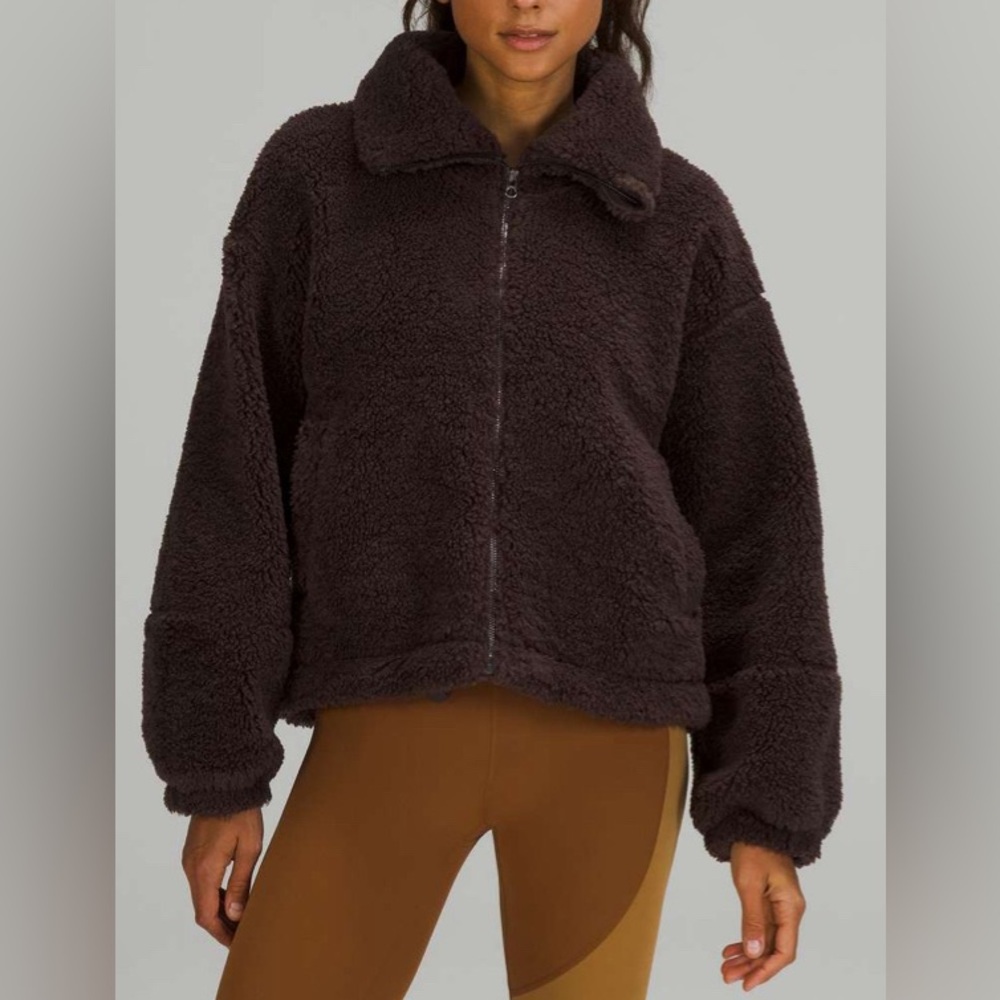 NWOT Lululemon Cinchable Fleece Zip-Up French Press